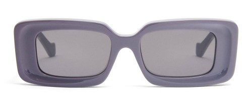 Loewe LW40101I - 81A - 46 Sonnenbrillen Lila, Grau Eckig