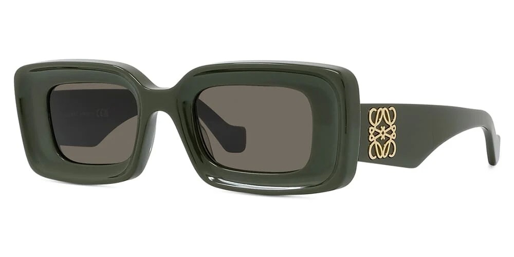 Loewe LW40101I - 96E - 46 Sonnenbrillen Grün Eckig