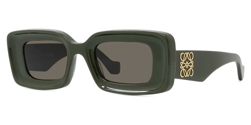 Loewe LW40101I - 96E - 46 Sonnenbrillen Grün Eckig