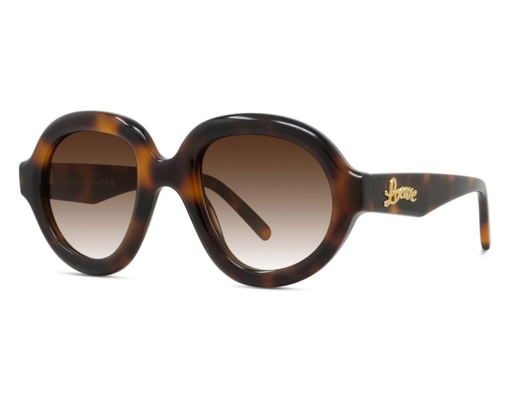 Loewe LW40105I - 52F - 49 Sonnenbrillen Havanna Kissenform (Abgerundet)