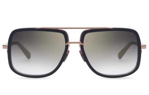 Dita MACH ONE DRX-2030 TITANIUM - L - 59 Sonnenbrillen Roségold, Schwarz Pilot (Aviator)