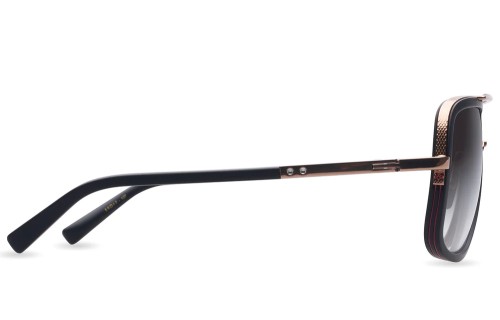 Dita MACH ONE DRX-2030 TITANIUM - L - 59 Sonnenbrillen Roségold, Schwarz Pilot (Aviator)