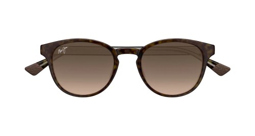 Maui Jim MJ0636S HIEHIE - 002 - 50 - MIT POLARISIERTEN GLÄSERN Sonnenbrillen Havana Kissenform (Abgerundet)