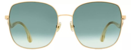 Jimmy Choo MAMIE/S - DDBEZ - 60 Sonnenbrillen Gold Kissenform (Abgerundet)