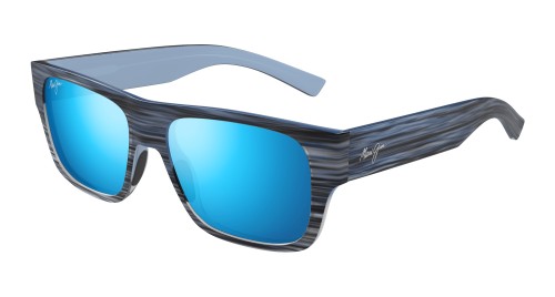 Maui Jim MJ0873S KEAHI - 002 - 56 - MIT POLARISIERTEN GLÄSERN Sonnenbrillen Eckig