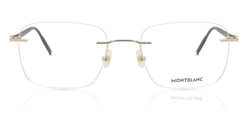 Mont Blanc MB0222O - 006 - 58 Brillenfassungen Havana Eckig