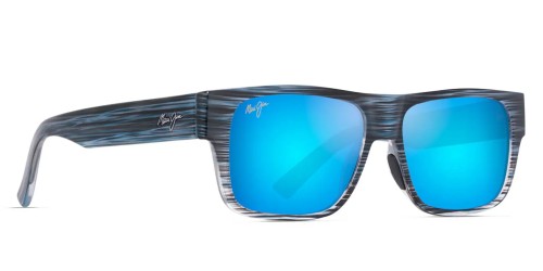 Maui Jim MJ0873S KEAHI - 002 - 56 - MIT POLARISIERTEN GLÄSERN Sonnenbrillen Eckig