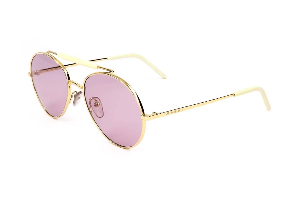 Marni ME115S - 718 - 54 Sonnenbrillen Gold Pilot (Aviator)