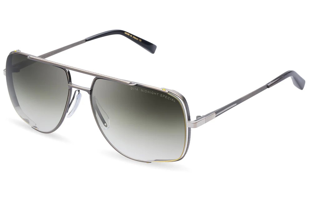 Dita MIDNIGHT SPECIAL TITANUM DRX-2010 - A - 60 Sonnenbrillen Silber Pilot (Aviator)