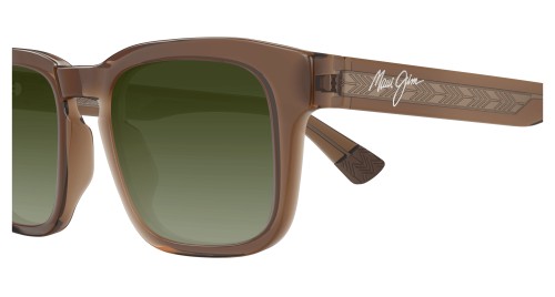 Maui Jim MJ0643S MALUHIA - 003 - 52 - MIT POLARISIERTEN GLÄSERN Sonnenbrillen Braun Eckig