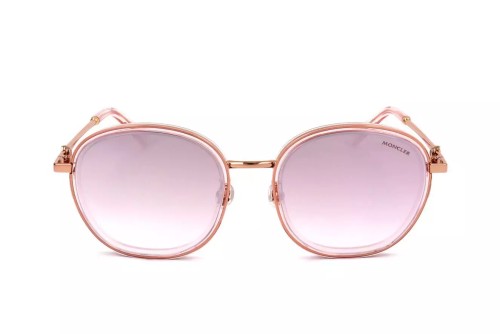 Moncler ML0111-K - 33U - 57 Sonnenbrillen Roségold Abgerundet