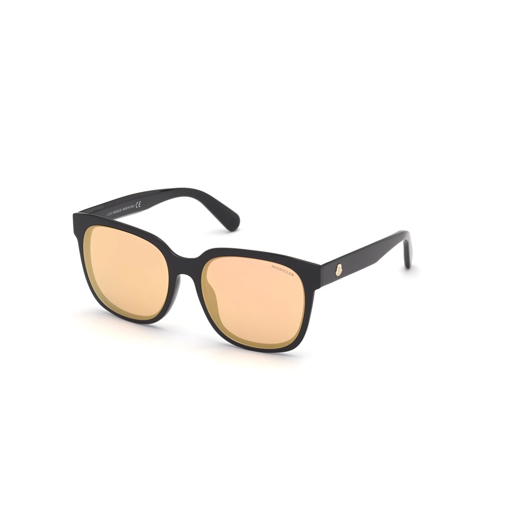 Moncler ML0198 BIOBEAM - 01G - 55 Sonnenbrillen Schwarz Eckig