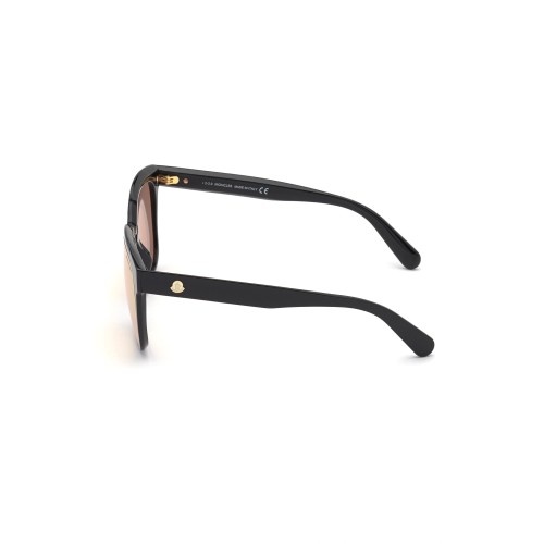 Moncler ML0198 BIOBEAM - 01G - 55 Sonnenbrillen Schwarz Eckig