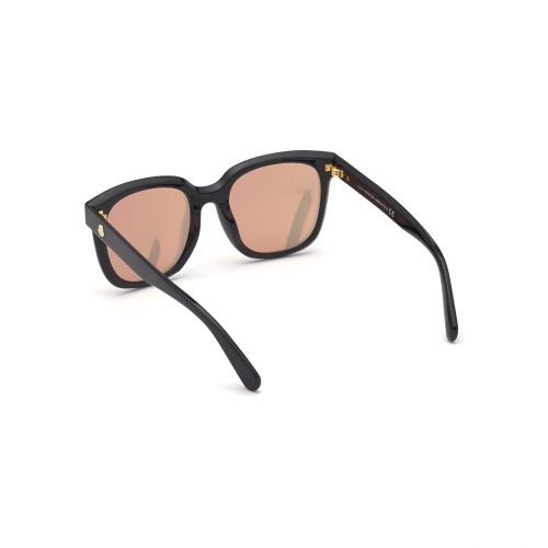 Moncler ML0198 BIOBEAM - 01G - 55 Sonnenbrillen Schwarz Eckig