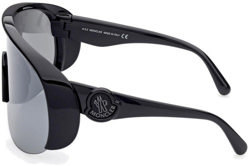 Moncler ML0202 PHANTHOM - 01A - 146 Sonnenbrillen Schwarz Schild