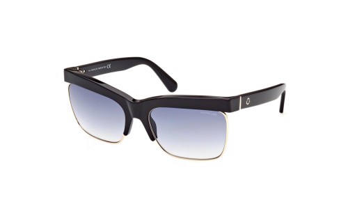 Moncler ML0218-P - 01B - 61 Sonnenbrillen Schwarz Eckig