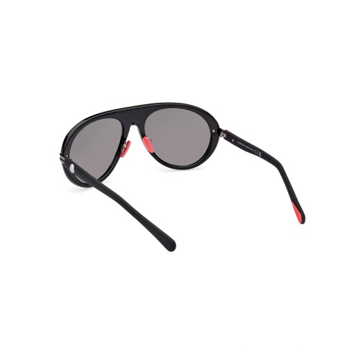 Moncler ML0240 NAVIGAZE - 01A - 57 Sonnenbrillen Schwarz Pilot (Aviator)