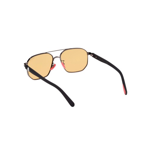 Moncler ML0242-H FLAPERON - 08E - 56 Sonnenbrillen Schwarz Pilot (Aviator)