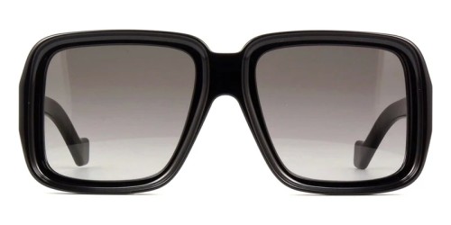Loewe LW40071U - 01B - 56 Sonnenbrillen Schwarz Eckig