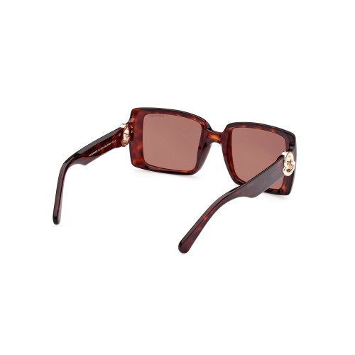 Moncler ML0244 PROMENADE - 52E - 53 Sonnenbrillen Havanna Eckig