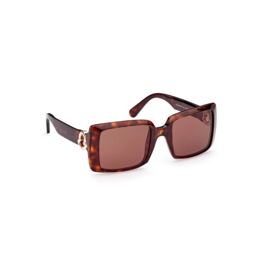 Moncler ML0244 PROMENADE - 52E - 53 Sonnenbrillen Havanna Eckig