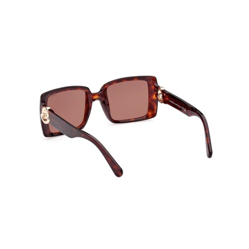 Moncler ML0244 PROMENADE - 52E - 53 Sonnenbrillen Havanna Eckig