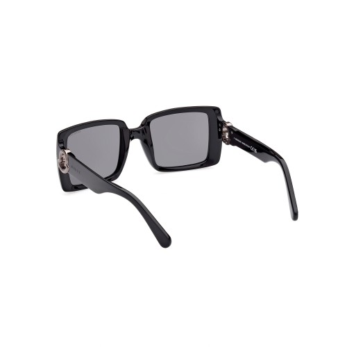 Moncler ML0244 PROMENADE - 01A - 53 Sonnenbrillen Schwarz Eckig