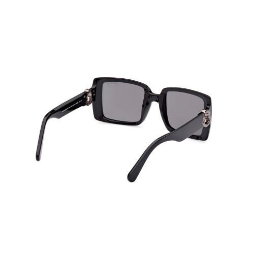 Moncler ML0244 PROMENADE - 01A - 53 Sonnenbrillen Schwarz Eckig