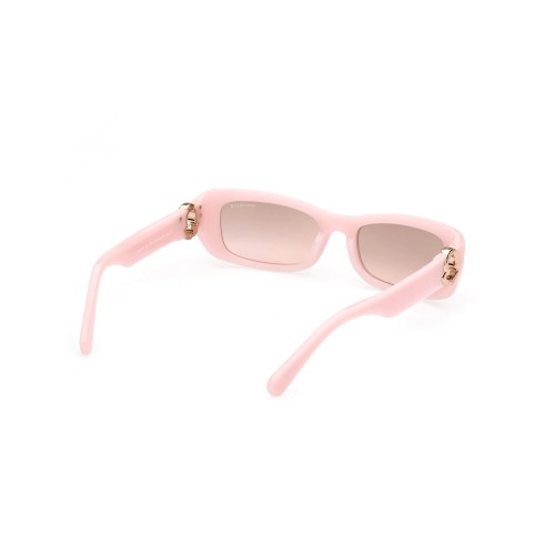 Moncler ML0245 MINUIT - 72Z - 55 Sonnenbrillen Rosa Eckig