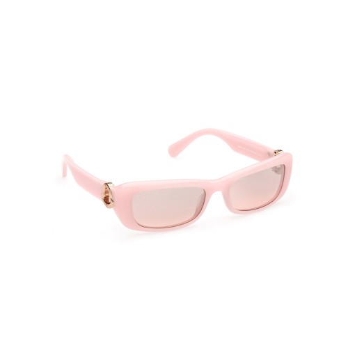 Moncler ML0245 MINUIT - 72Z - 55 Sonnenbrillen Rosa Eckig