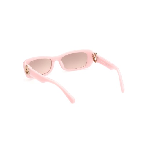 Moncler ML0245 MINUIT - 72Z - 55 Sonnenbrillen Rosa Eckig
