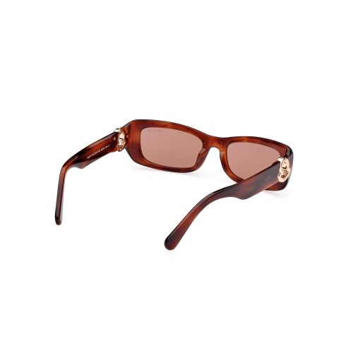 Moncler ML0245 MINUIT - 54E - 55 Sonnenbrillen Havanna Eckig
