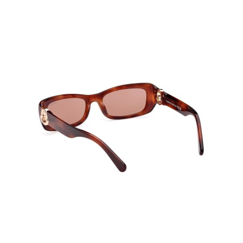 Moncler ML0245 MINUIT - 54E - 55 Sonnenbrillen Havanna Eckig