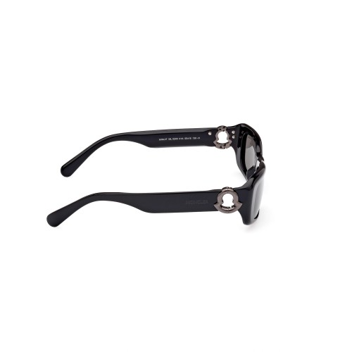 Moncler ML0245 MINUIT - 01A - 55 Sonnenbrillen Schwarz Eckig
