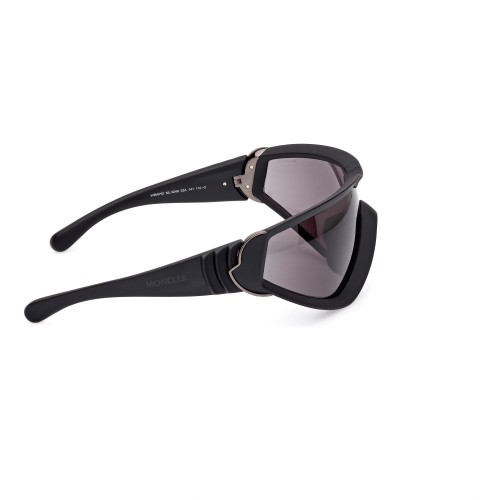 Moncler ML0249 WRAPID - 02A Sonnenbrillen Schwarz Schild