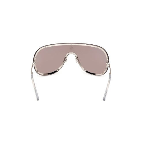 Moncler ML0256 AVIONN - 16C - 138 Sonnenbrillen Silber Schild