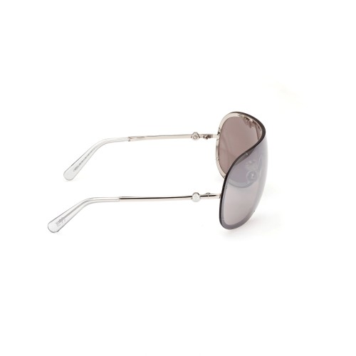 Moncler ML0256 AVIONN - 16C - 138 Sonnenbrillen Silber Schild