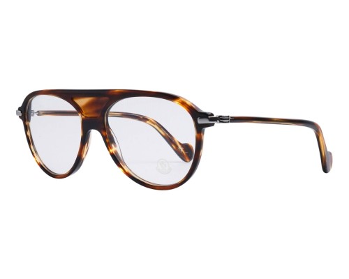 Moncler ML5033 - 050 - 55 Brillenfassungen Havanna Pilot (Aviator)