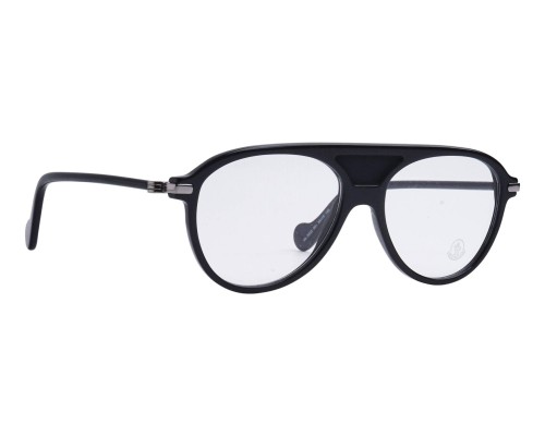 Moncler ML5033 - 001 - 55 Brillenfassungen Schwarz Pilot (Aviator)