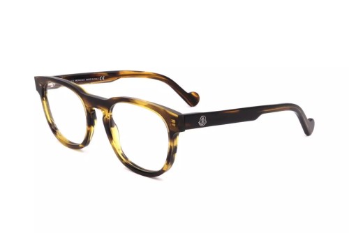 Moncler ML5052 - 051 - 52 Brillenfassungen Havanna Kissenform (Abgerundet)