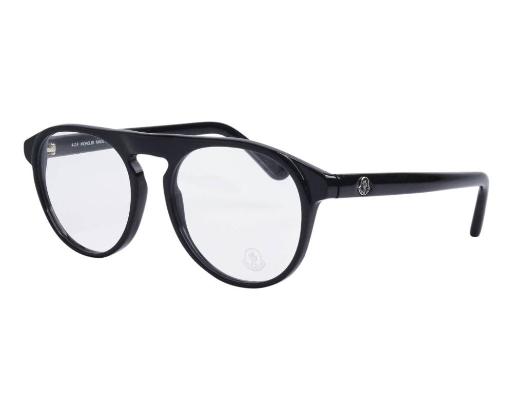 Moncler ML5054 - 001 - 54 Brillenfassungen Schwarz Pilot (Aviator)