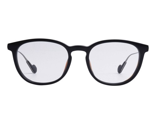Moncler ML5072 - 001 - 53 Brillenfassungen Schwarz Kissenform (Abgerundet)