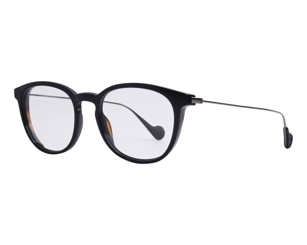 Moncler ML5072 - 001 - 53 Brillenfassungen Schwarz Kissenform (Abgerundet)