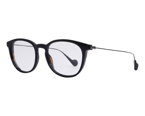 Moncler ML5072 - 001 - 53 Brillenfassungen Schwarz Kissenform (Abgerundet)