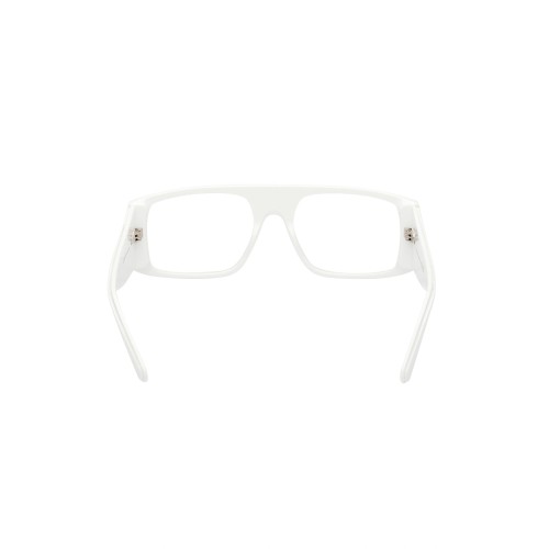 Moncler ML5186 - 021 - 55 Brillenfassungen Weiß Eckig