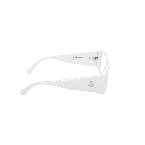 Moncler ML5186 - 021 - 55 Brillenfassungen Weiß Eckig
