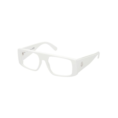 Moncler ML5186 - 021 - 55 Brillenfassungen Weiß Eckig