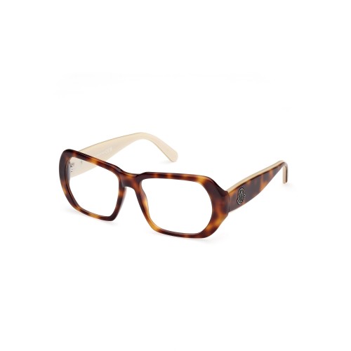 Moncler ML5197 - 052 - 54 Brillenfassungen Havanna Eckig