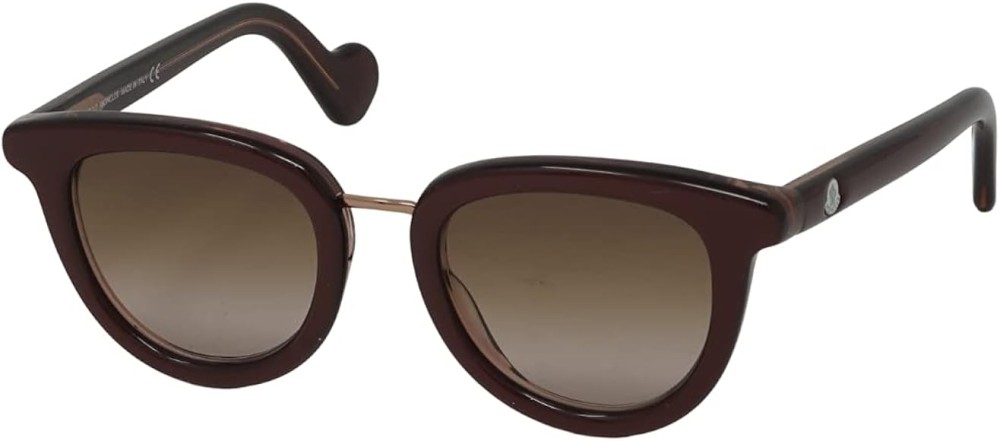 Moncler ML0044 - 71F - 48 Sonnenbrillen Braun Kissenform (Abgerundet)
