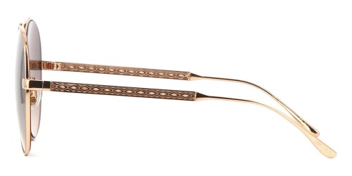 Jimmy Choo NORIA/F/S - BKUG4 - 61 Sonnenbrillen Gold Pilot (Aviator)
